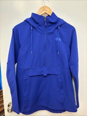 The North Face Cobalt Blue Half-Zip Tekno Ridge Pullover Hoodie